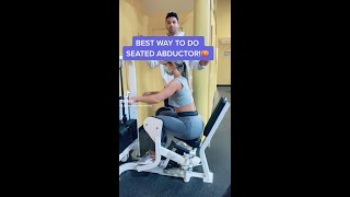 How To Use The Seated Hip Abductor Machine For Bigger GLUTES [upl. by Pansy997]