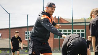 Tigers help Castleford Academy prepare for Champion Schools finals [upl. by Cleveland]