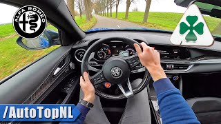 Alfa Romeo Stelvio Q 510HP POV Test Drive by AutoTopNL [upl. by Brittnee]