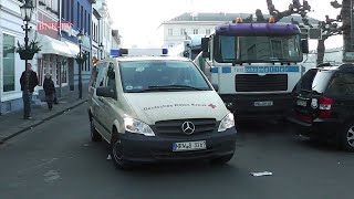 BtKombi als NAZubringer DRK KV Krefeld auf Einsatzfahrt [upl. by Ynaoj856]