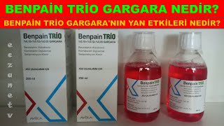 Benpain TRİO Gargara Nedir Benpain TRİO Gargaranın Yan Etkisi Nedir Benpain Trio Nasıl Kullanılır [upl. by Arodoeht]