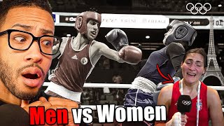 Biological Male Allowed to Destroy Female Boxer in Paris Olympics [upl. by Htebazie]