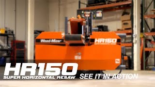 HR150 Horizontal Resaw in Action  WoodMizer [upl. by Farhi1]