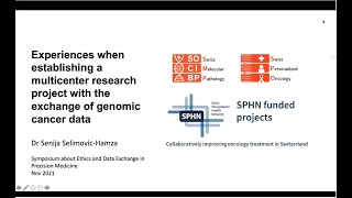 Senija SelimovicHamza Experience with multicenter research project with GenomicCancerData exchange [upl. by Tena]