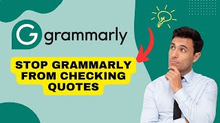 How to Make Grammarly not Check Quotes 2024 [upl. by Ennaesor]