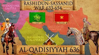 Battle of alQadisiyyah 636  MuslimSassanid War of 633654 DOCUMENTARY [upl. by Anirtek]