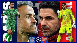 PSG vs Arsenal UEFA Champions League PREMATCH PODCAST [upl. by Nilecoj]