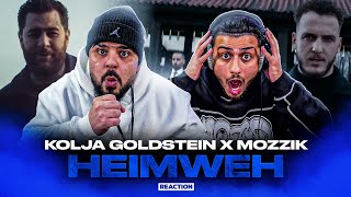 DIESE KOMBINATION IST ZU KRASS 🤯 KOLJA GOLDSTEIN x MOZZIK  HEIMWEH  Reaction [upl. by Hwang411]