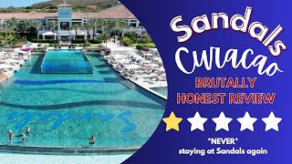 Brutally HONEST Sandals Royal Curaçao Review  Service Food Spa Room Tour Beach amp Restaurants [upl. by Poland]