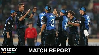 India v New Zealand fourth ODI Guptill bowlers script 19run win  Wisden India [upl. by Lion]