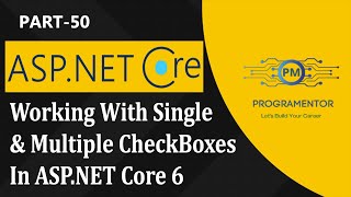 50  Working With Single And Multiple CheckBoxes In ASPNET Core 6  Get Selected Value HindiUrdu [upl. by Leizo]