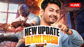 🔴LIVE  NEW RANK PUSH MODE IN NEW 34 UPDATE  ROAD TO CONQUEROR [upl. by Asselim688]