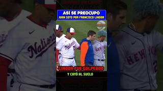 Tras bolazo a Francisco Lindor Juan Soto se preocupa [upl. by Maudie]