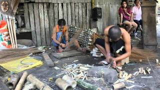 Stickbroom maker in Pampanga  Philippines [upl. by Lenna]