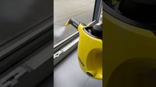 💛 How to use Karcher SC1 steam cleaner youtubecreatorcommunity shorts steam karcher cleantok [upl. by Ahsatin]