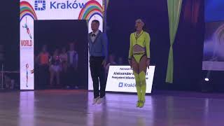 ROCKNSWINGCOM » 🇭🇺 DUNCA Kornélia Jázmin  PETŐ Gábor » Couple Dance Show » World Cup Krakow 2024 [upl. by Pelagi]