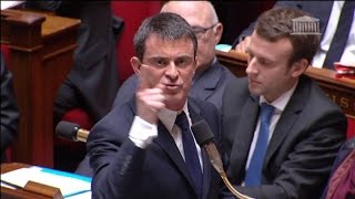 Valls sindigne contre Darmanin et ses propos sur Taubira quottract ambulant pour le FNquot [upl. by Ybreh]