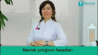 Menisk yırtığının fəsadları [upl. by Mahtal]