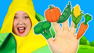 Vegetables Finger Family 🌽🥦🥕 Kids Nursery Rhymes [upl. by Nivrac149]