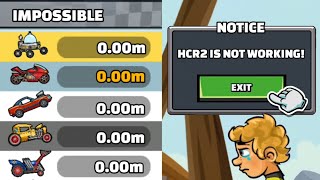 HCR2 IS NOT WORKING 😭 CANT PLAY HILL CLIMB RACING 2 😵 [upl. by Ahsinwad]