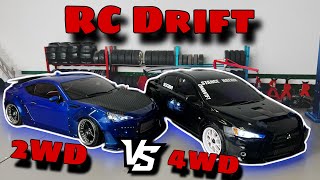 RC Drifting Showdown 2WD vs 4WD  Which is the Ultimate Drift Car [upl. by Ronen]