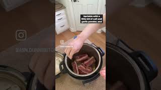 Pressure Cooker Beef Short Ribs budgetfriendly weightlossrecipe instantpot beefribs easyrecipe [upl. by Siblee]