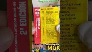 Abrimos sobre 20 mgk cromos megacracks futbol soccer tradingcards laligaeasports panini [upl. by Yemiaj]