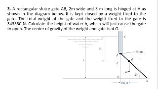 HYDROSTATIC FORCES ON SURFACES [upl. by Genovera]