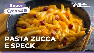 PASTA con ZUCCA E SPECK – PRIMO PIATTO CREMOSO E SUPER SAPORITO PRONTO IN MEZZ’ORA 😋 [upl. by Ahmad]