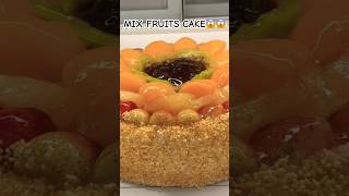 FRUIT CAKE YUMMY DESSERT cakeshorts [upl. by Asirral]