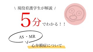 心弁膜症（AS・MR）について国家試験対策 看護国試 看護学生 第113回看護師国家試験 QB クエスチョンバンク サイタイちゃん 心弁膜症 大動脈弁狭窄症 僧帽弁閉鎖不全症 [upl. by Cohlier306]