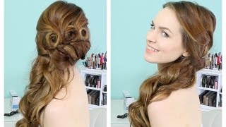 Beautiful Side Swept Updo [upl. by Nylyahs505]