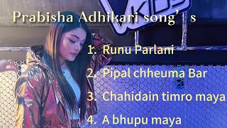 Prabisha Adhikari Song’s Collection  Nepali Heart Touching song‘s [upl. by Alviani]