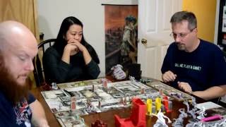 Play Through of Zombicide Wulfsburg Quest 4 The Ambush [upl. by Kcirrad]