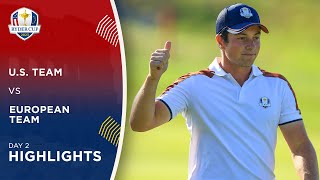 Highlights  Day 2  2023 Ryder Cup [upl. by Ihculo]