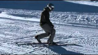 Freeheel Starters Lesson  Introduction to Telemark Skiing [upl. by Flagler819]