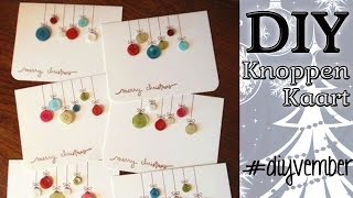 DAG 5 Diy KerstKaart Zelf Maken DIYVEMBER [upl. by Marietta]