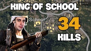 King of school  Shroud 34 kills Solo vs DUO FPP NA  PUBG Highlights TOP 1 1 [upl. by Nylesoj392]