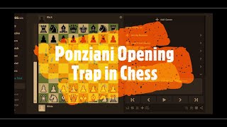 The Ponziani Opening Trap [upl. by Prudy]