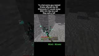 Minecraft Drake Moment 💀😂minecraft minecraftmeme humor funny shorts [upl. by Anwahsal]