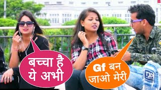 Girlfriend Ban Ja Meri Prank  Proposing To Delhi Girl By Haryanvi Boy  Basant Jangra Pranks [upl. by Taite]