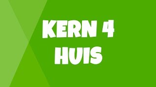 Leren Lezen Eerste Leerjaar  Woorden flitsen  Veilig en Vlot Kern 4  Huis [upl. by Ynagoham12]