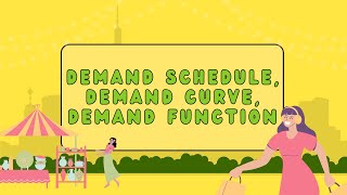 Demand Schedule Demand Curve Demand Function [upl. by Aysahc]