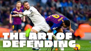 Best TACKLES AND BLOCKS  Sergio Ramos x Real Madrid [upl. by Sordnaxela941]