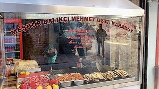 20₺ Balık Ekmek Dürüm  Sokak lezzetleri  Turkish popular fish sandwich  Turkish street food [upl. by Philbo]