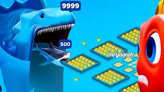 Fishdom Ads Mini Games Hungry Fish  New update 214 level Trailer video [upl. by Blackmun282]