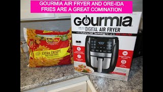 GOURMIA AIR FRYER AND OREIDA FASTFOOD FRIES  HOW TO USE THE GOURMIA AIR FRYER [upl. by Ever]