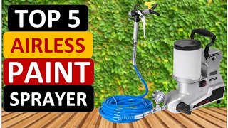 Top 5 Best Airless Paint Sprayer in 2024 [upl. by Joyan757]