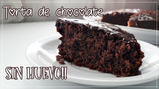 Torta de Chocolate Sin Huevo RECETA SUPER FACIL [upl. by Annaohj]