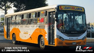 Comil Svelto 2012 MB OF1721 BT5ETUL4SA RUTA 8308 [upl. by Attah371]